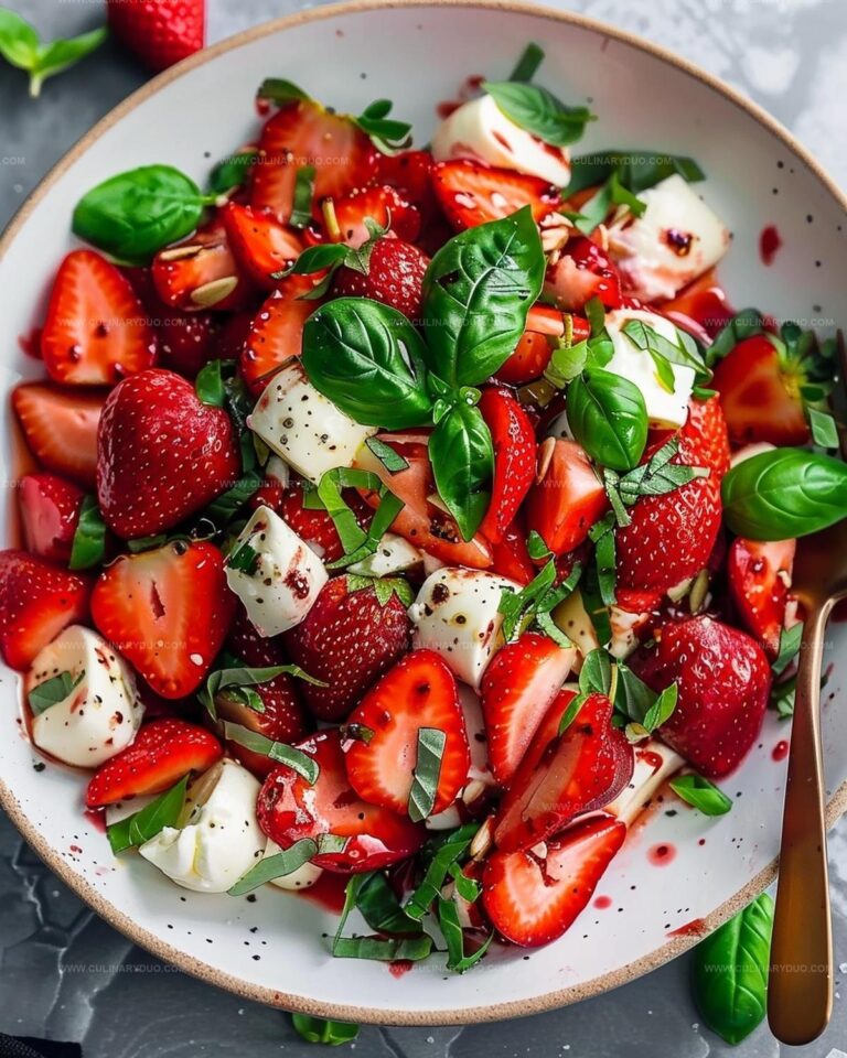 Balsamic Strawberry Caprese Recipe