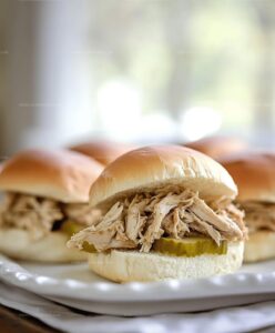 Crock Pot Mississippi Chicken Sliders Recipe