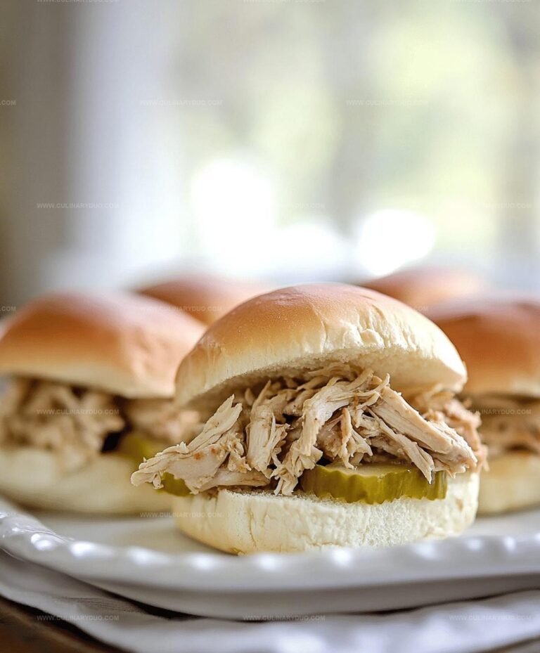 Crock Pot Mississippi Chicken Sliders Recipe