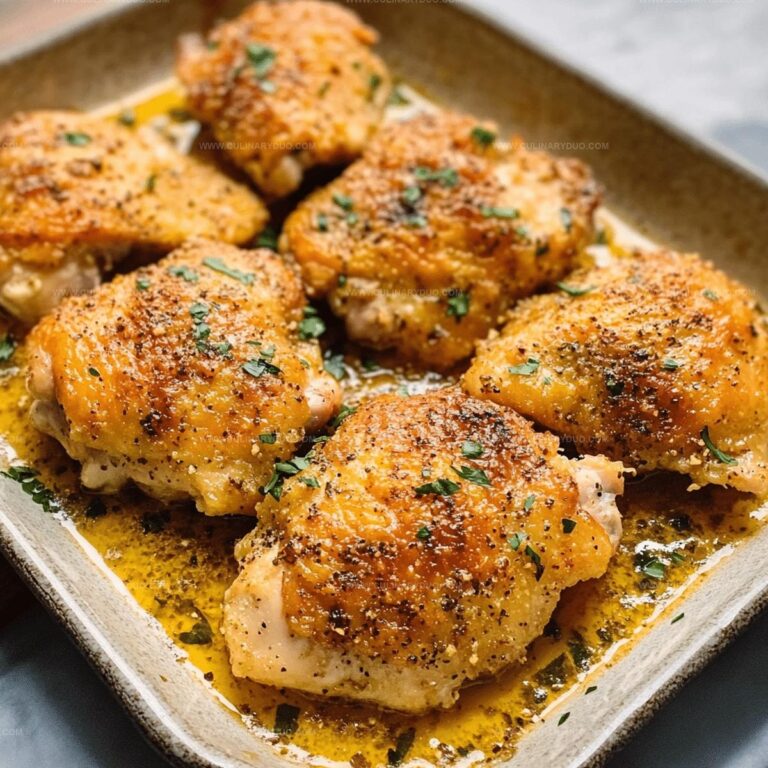 Baked Chicken Thighs Recipe