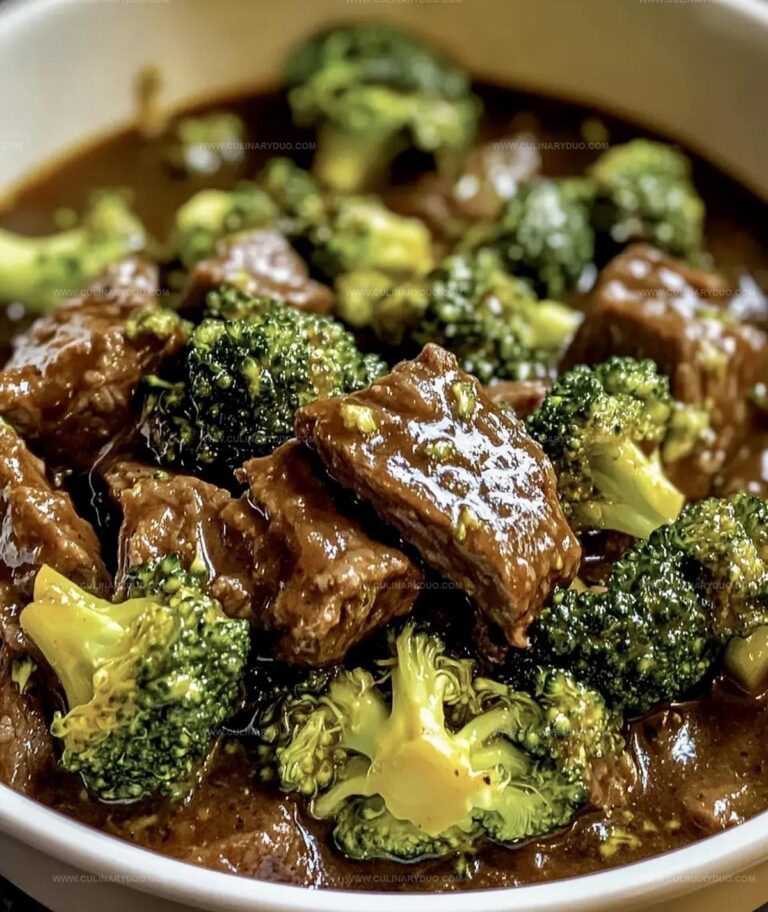 Slow Cooker Broccoli Beef Recipe
