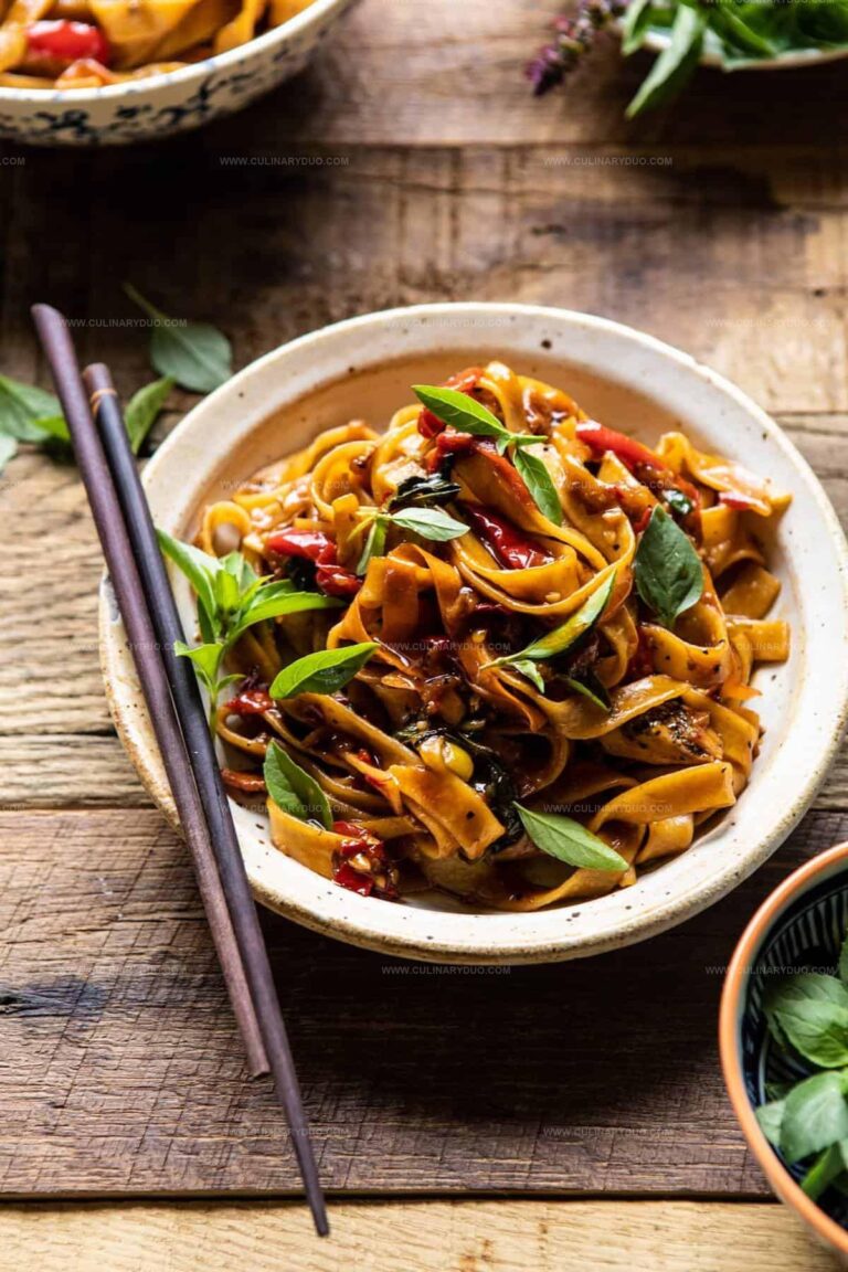 Better Than Takeout Thai Drunken Noodles Recipe