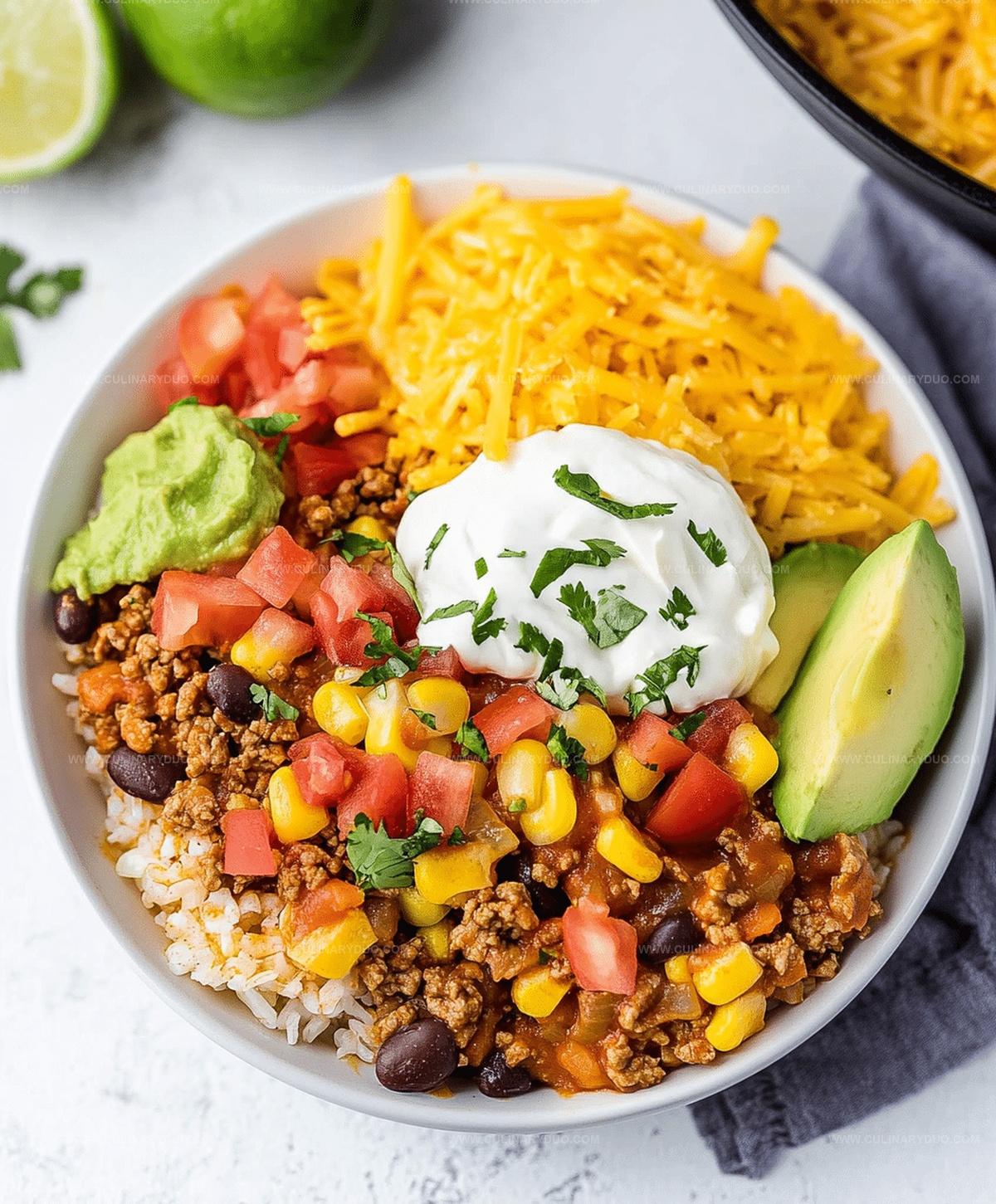 Easy Beef Burrito Bowl Recipe
