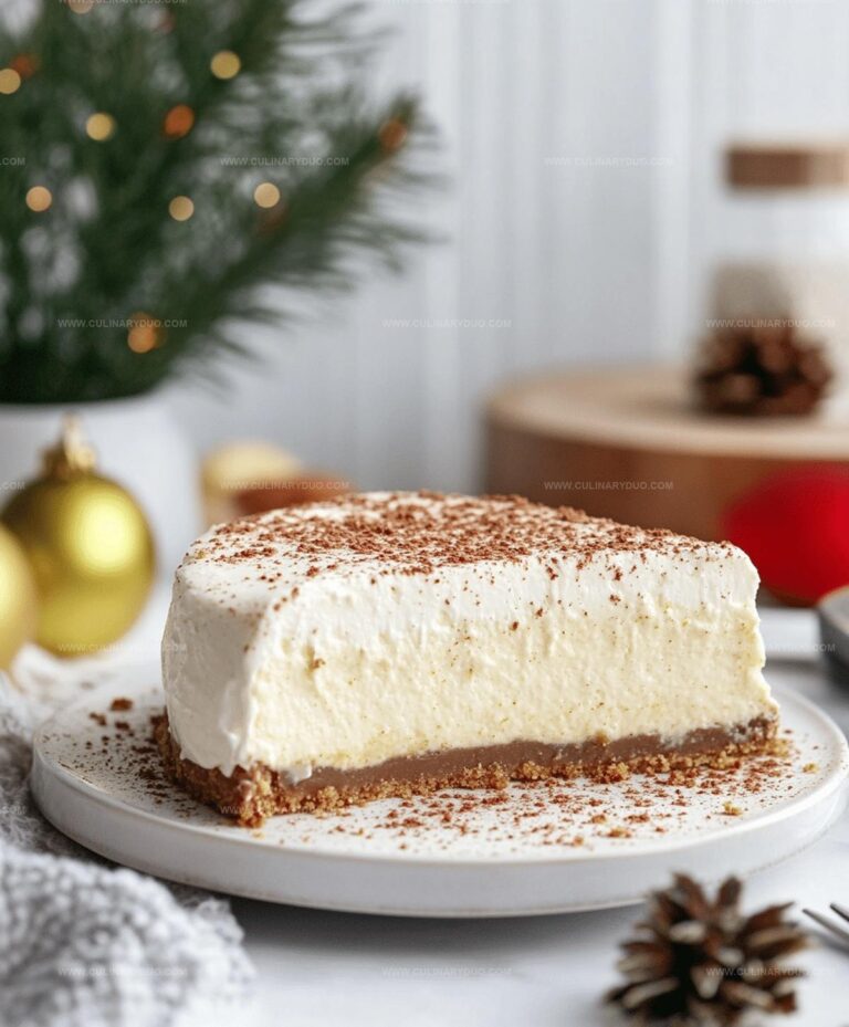 Eggnog Cheesecake Recipe