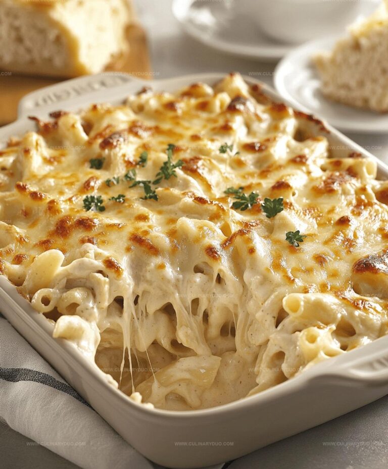 Chicken Alfredo Casserole Recipe