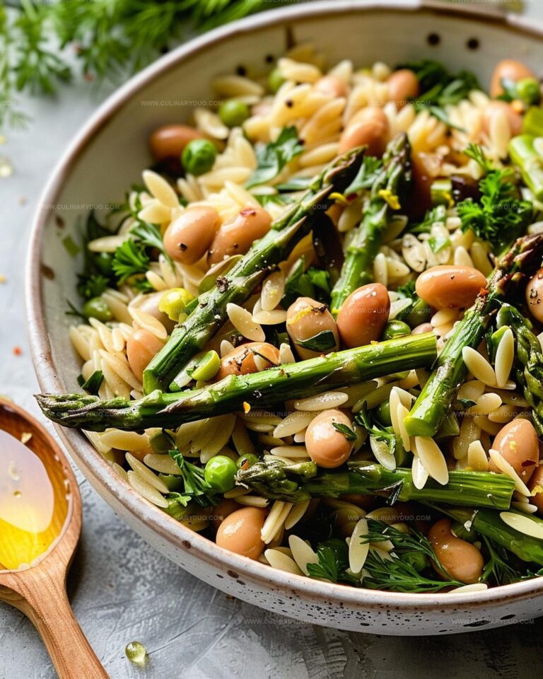 Mediterranean Orzo and Asparagus Salad Recipe