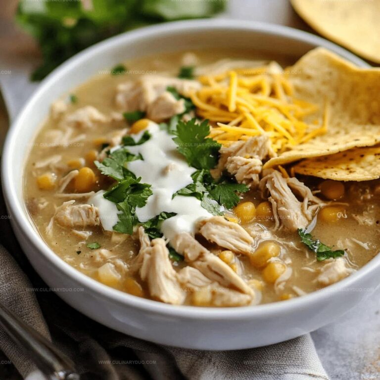 Classic White Chicken Chili Recipe