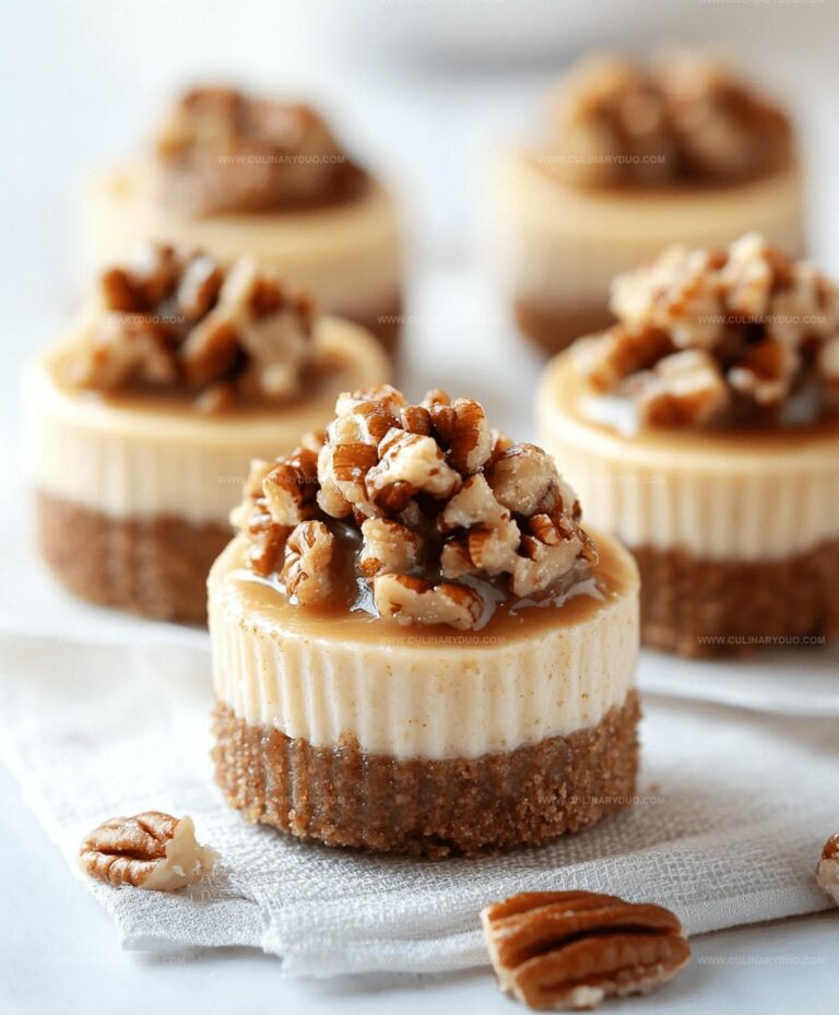 Mini Pecan Pie Cheesecakes Recipe