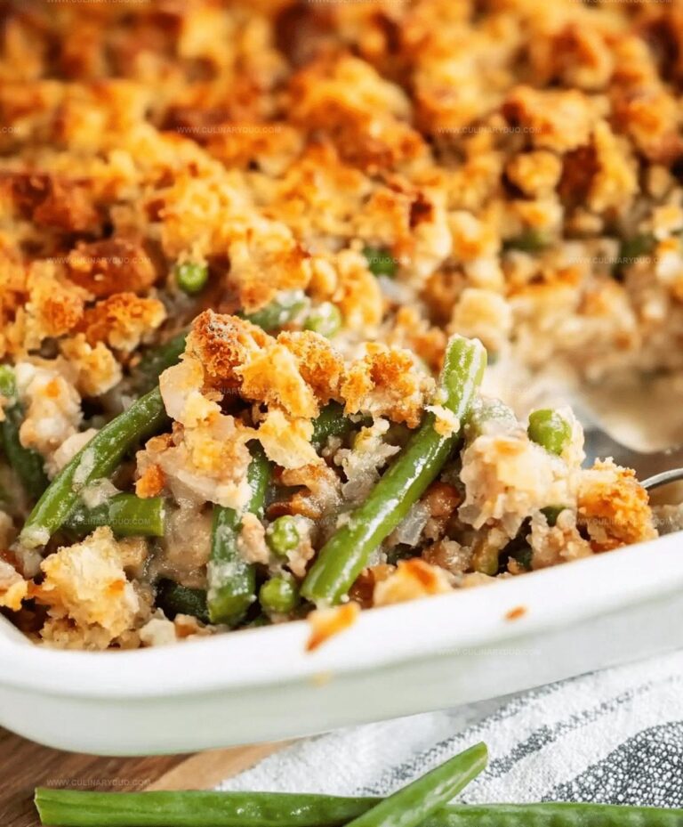 Green Bean Stuffing Casserole Recipe