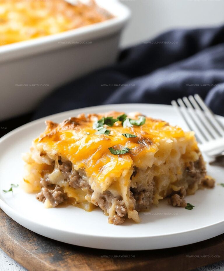 Hamburger Hashbrown Casserole Recipe