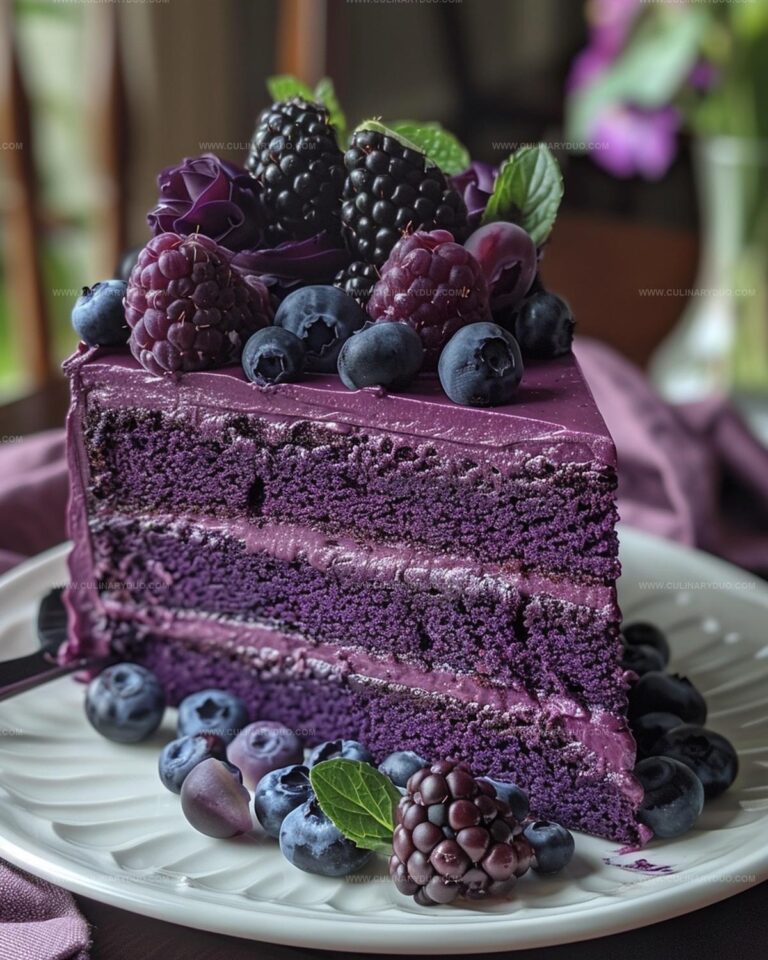 Purple Velvet Cake Recipe