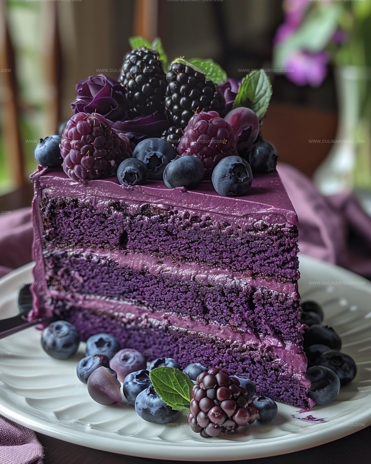 Purple Velvet Cake Recipe