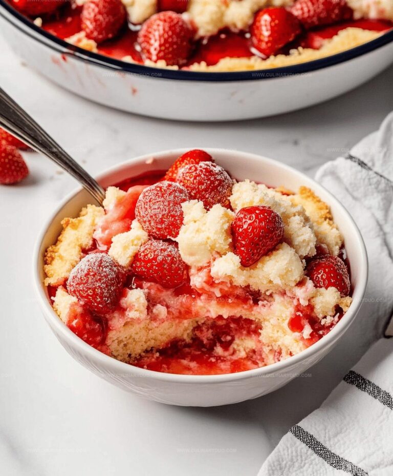 Strawberry Cheesecake Dump Cake Recipe