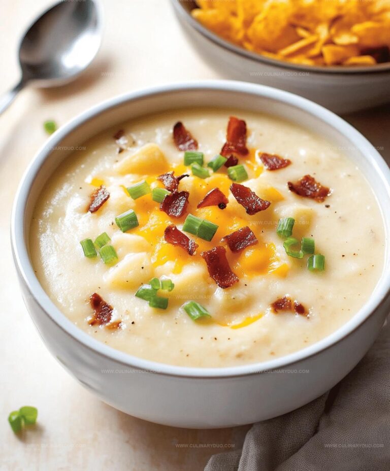 Easy Baked Potato Soup Recipe