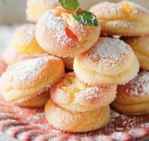 Orange Infused Sweet Ricotta Peach Cookies Recipe