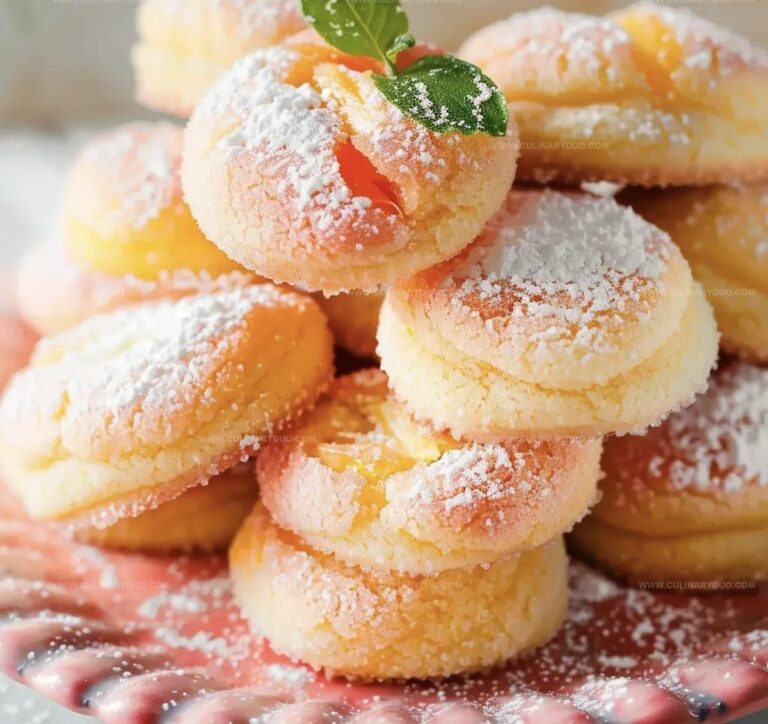 Orange Infused Sweet Ricotta Peach Cookies Recipe