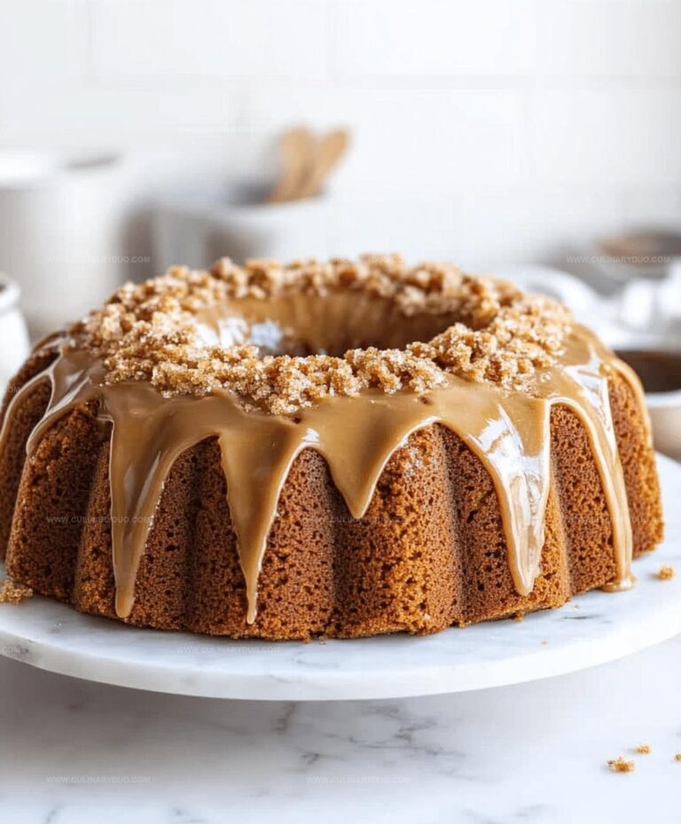 Brown Sugar Carmel Pound Cake Recipe
