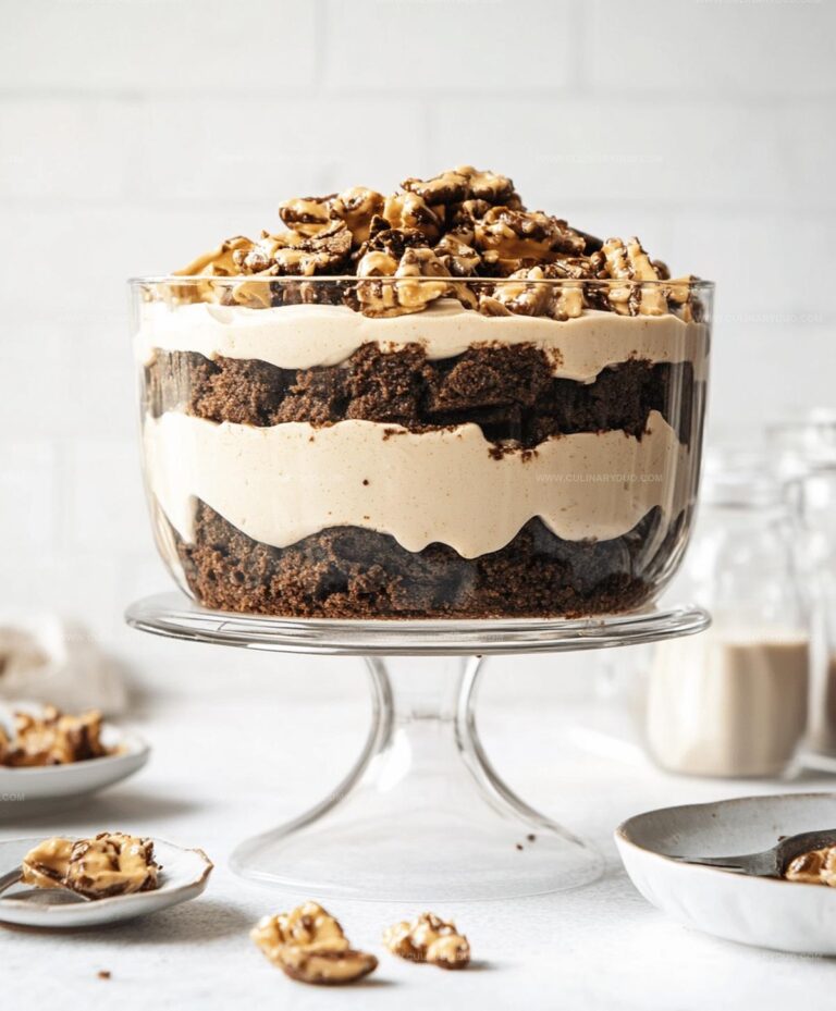 Peanut Butter Fudge Brownie Trifle Recipe