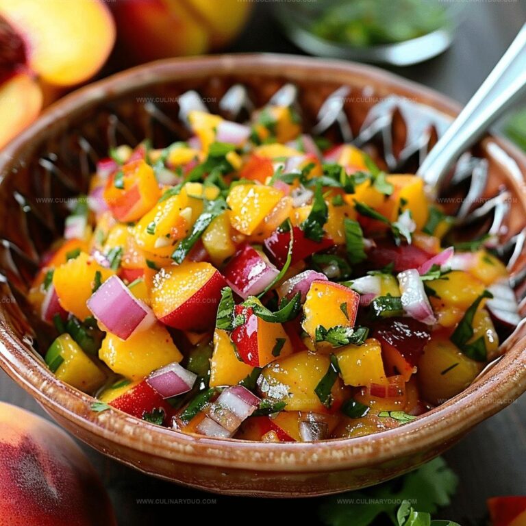 Fresh Peach Salsa Recipe