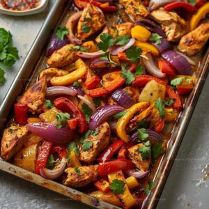 Sheet Pan Chicken Fajitas Recipe