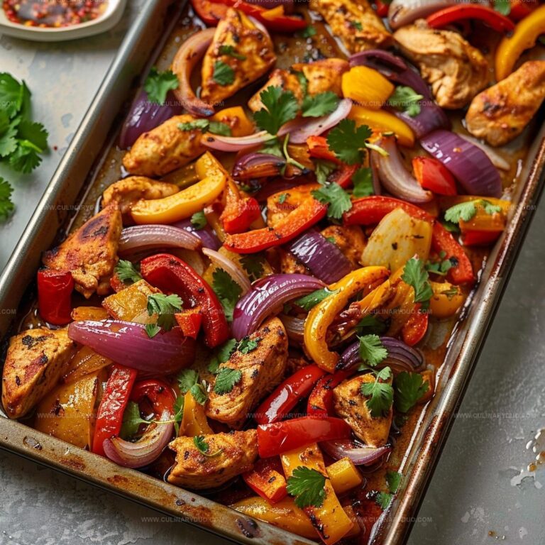 Sheet Pan Chicken Fajitas Recipe
