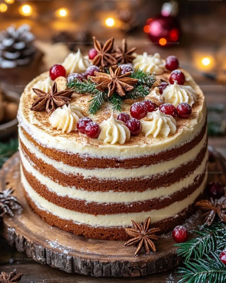 Delicious Spice Cake and Eggnog Buttercream Recipe