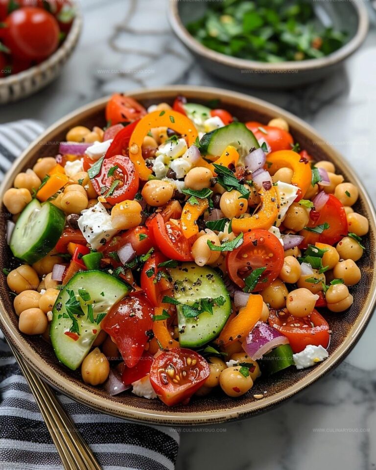 Greek Chickpea Salad Recipe