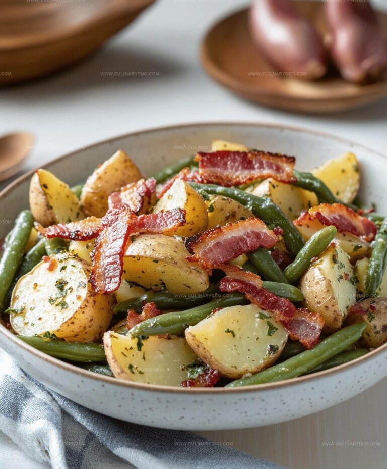Country Ranch Green Beans And Potatoes With Bacon Recipe