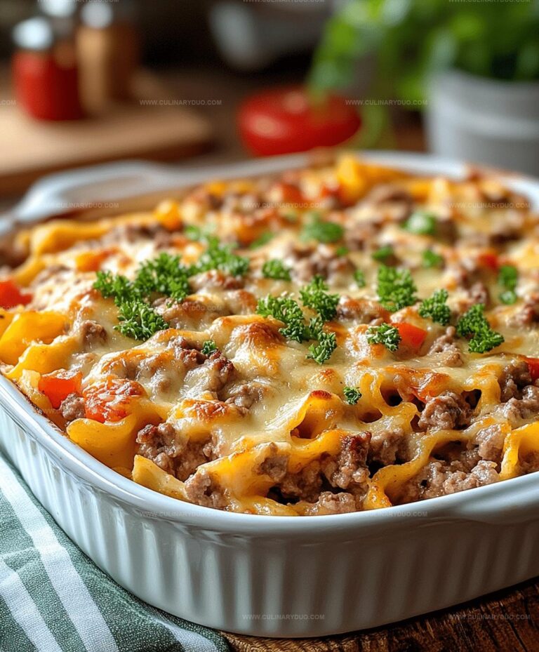 Hamburger Supreme Casserole Recipe
