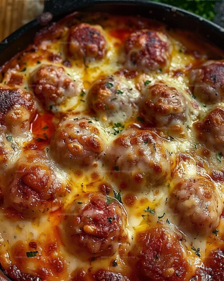 Meatball Marinara Pasta Bake Recipe