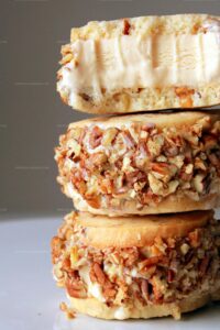 Walnut Shortbread Dulce de Leche Ice Cream Sandwiches Recipe