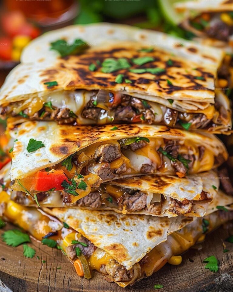 Philly Cheesesteak Quesadilla Recipe