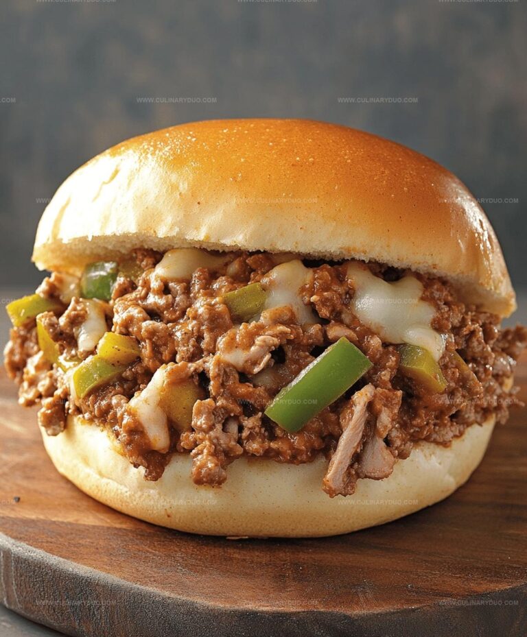 Philly Cheesesteak Sloppy Joes Recipe