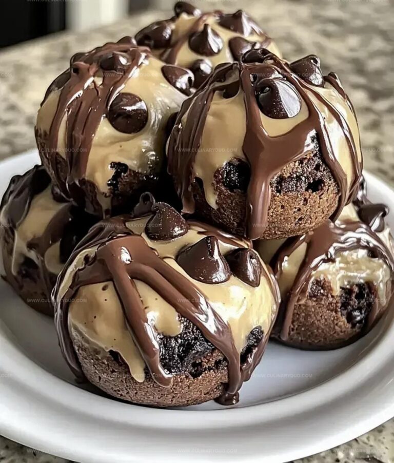 Chocolate Chip Cookie Dough Brownie Bombs Recipe