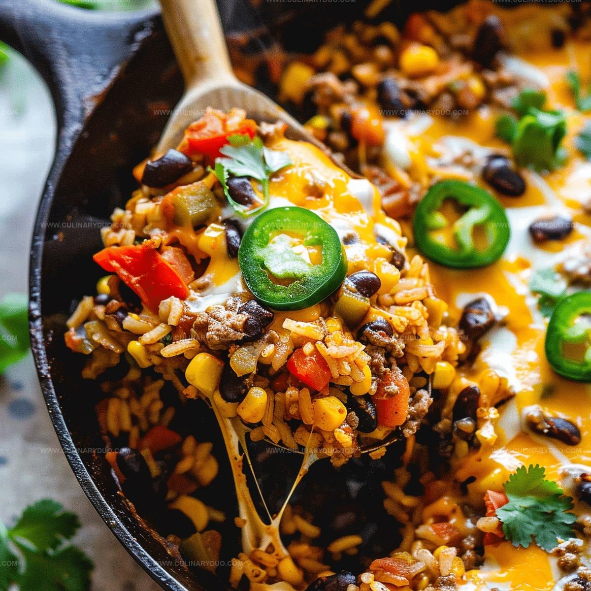 Mexican Beef and Rice Skillet Recipe