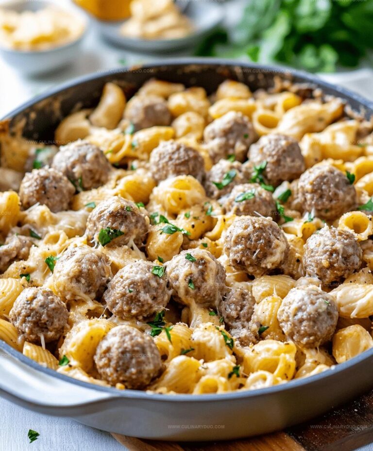 Swedish Meatball Pasta Bake Recipe