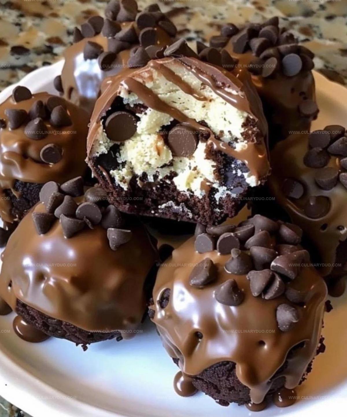 Brownie Cookie Dough Bombs Recipe