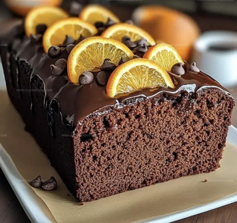 Chocolate Orange Loaf Cake Recipe
