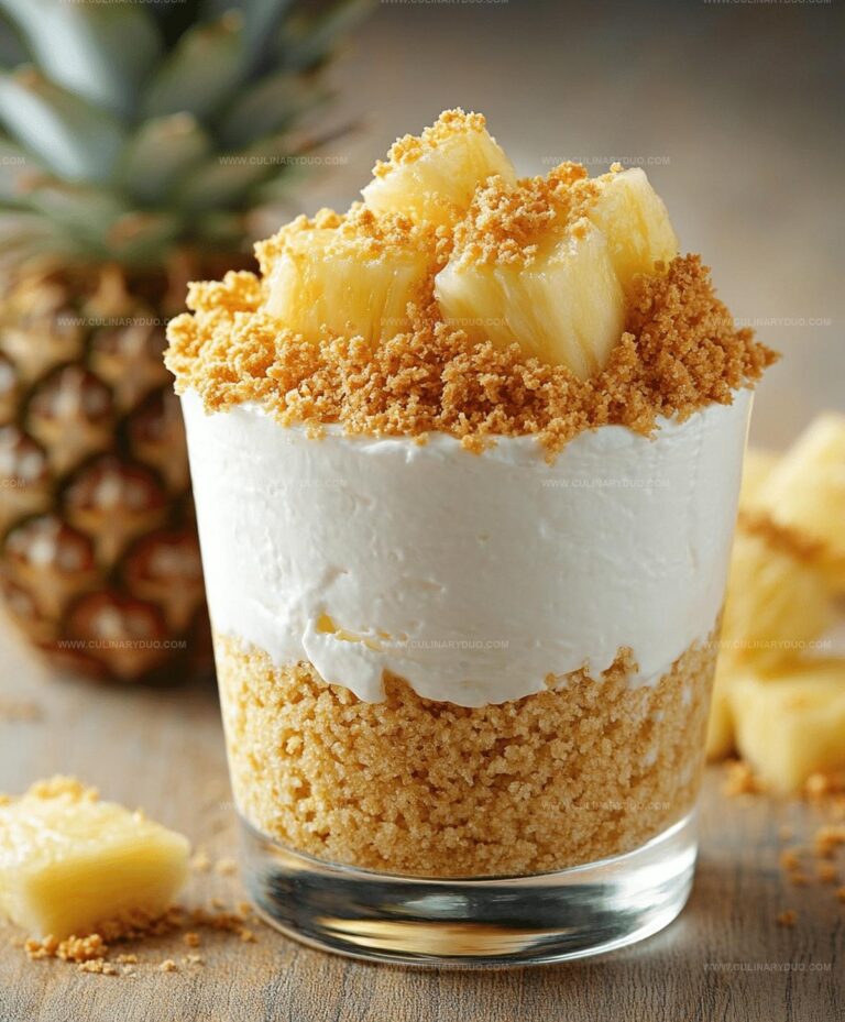 No-bake Pineapple Cream Dessert Recipe