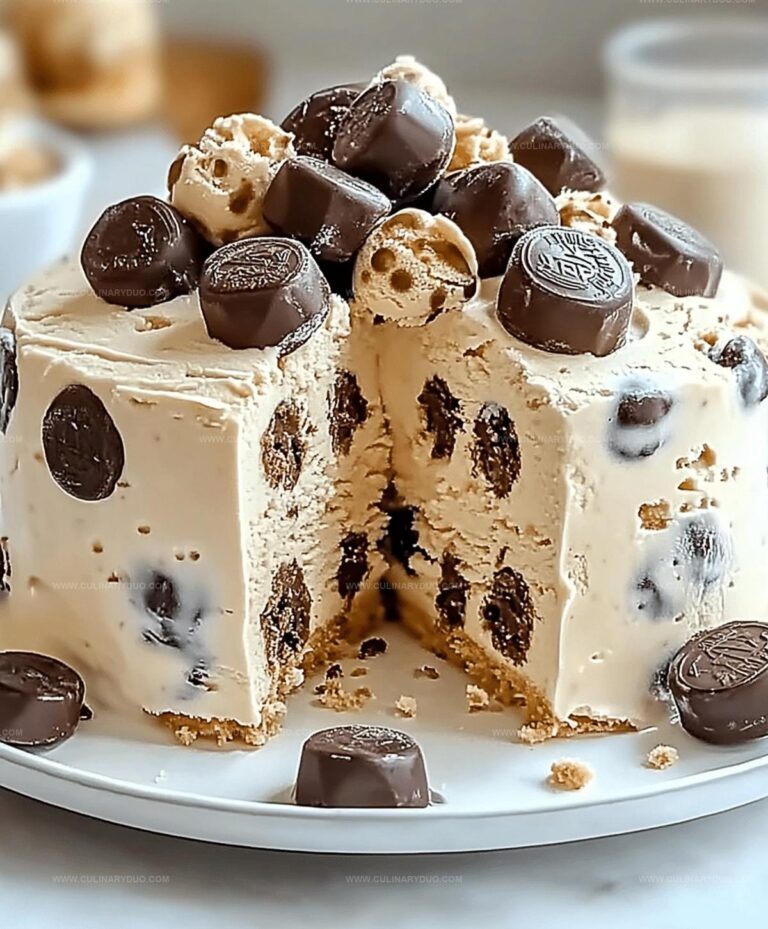 Cookie Dough Snikers & Reeses Ice Cream Recipe