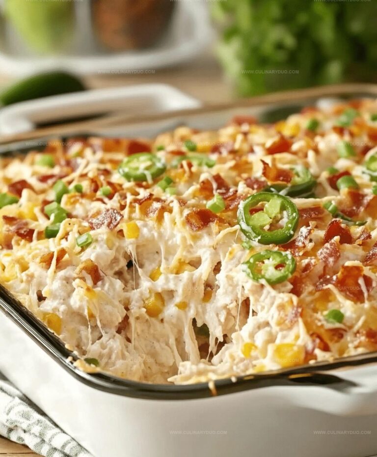 Jalapeno Popper Chicken Casserole Recipe