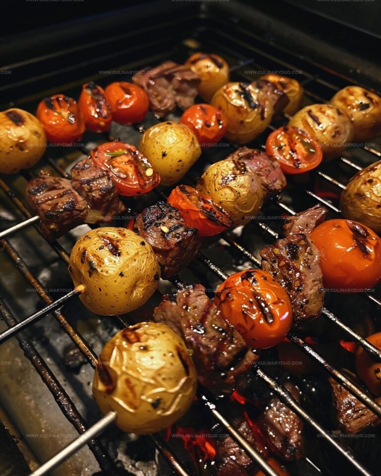 Balsamic Steak and Tomato Kebabs Recipe