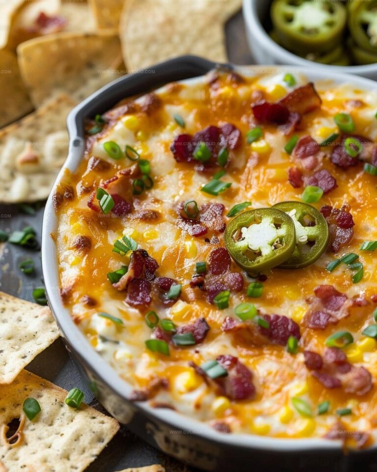 Jalapeno Bacon Corn Cheese Dip Recipe