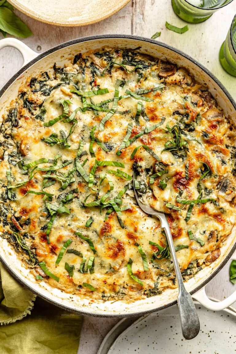 Creamy Ricotta Chicken and Orzo Skillet Recipe