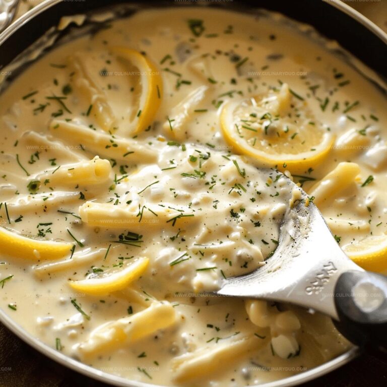 Lemon Garlic Cream Sauce Recipe