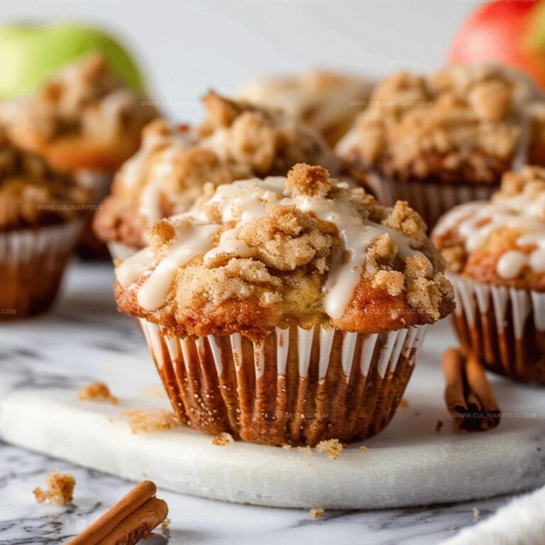 Moist Apple Cinnamon Crumb Muffins Recipe