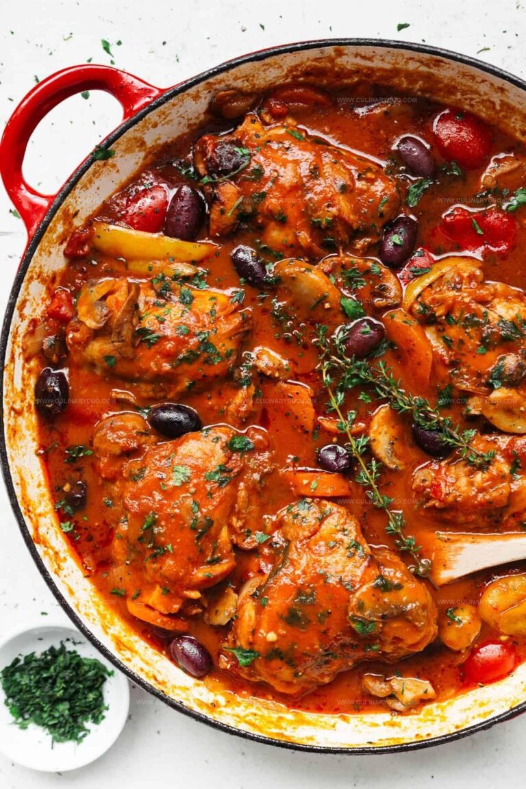 The BEST Chicken Cacciatore Recipe