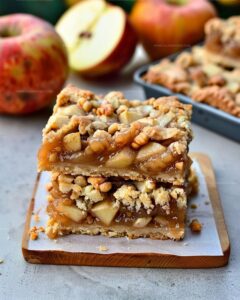 Apple Walnut Crumble Bars Recipe
