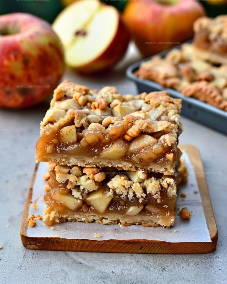 Apple Walnut Crumble Bars Recipe