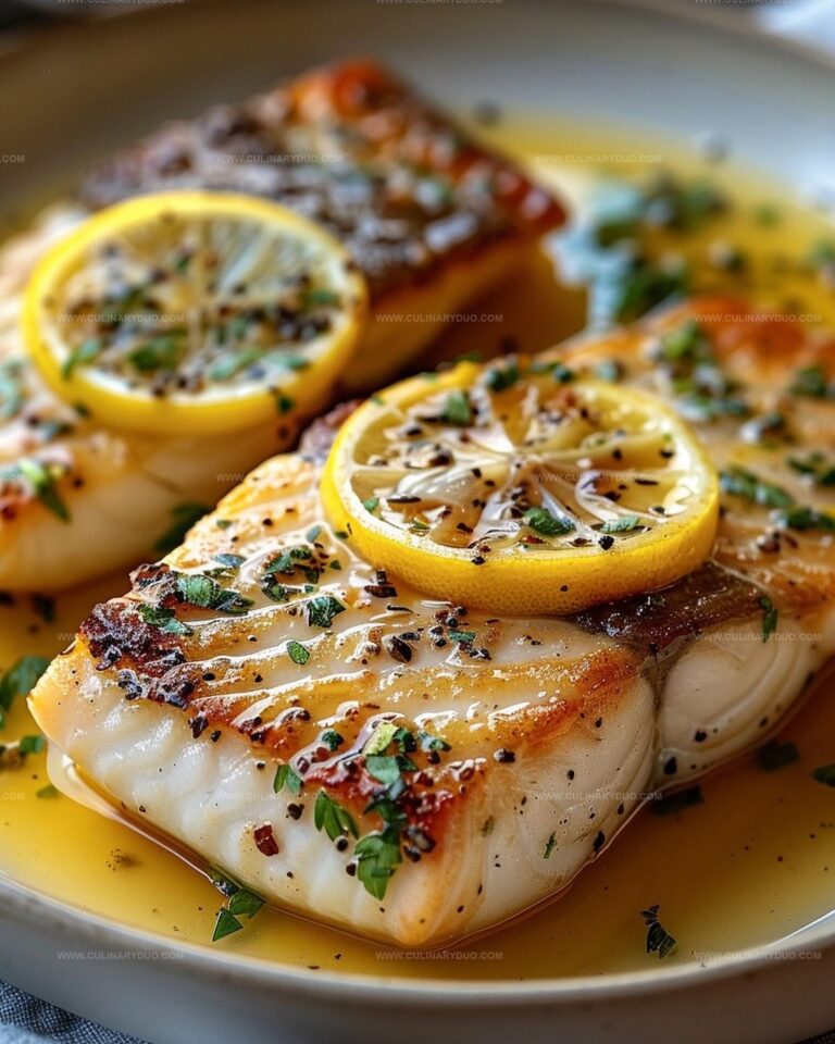 Lemon Butter Fish Fillet Recipe
